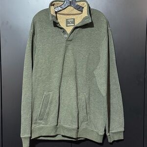 Men’s size XL | Arrow | Olive quarter zip | Sherpa Collar